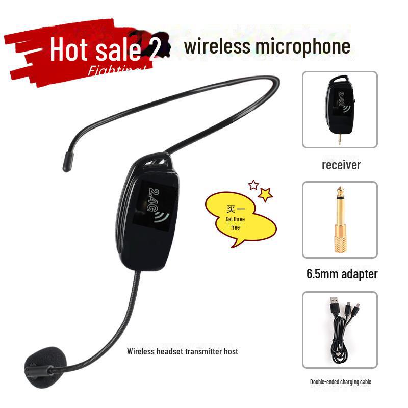 Wireless Headset Microphone for Teaching and Outdoor Performances