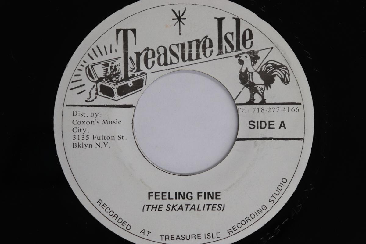 

7inch Record SKATALITES / JOE WHITE - Feeling Fine / Hog In A Coco NONE TREASURE ISLE Jamaica Reggae, Ska & Dub Used