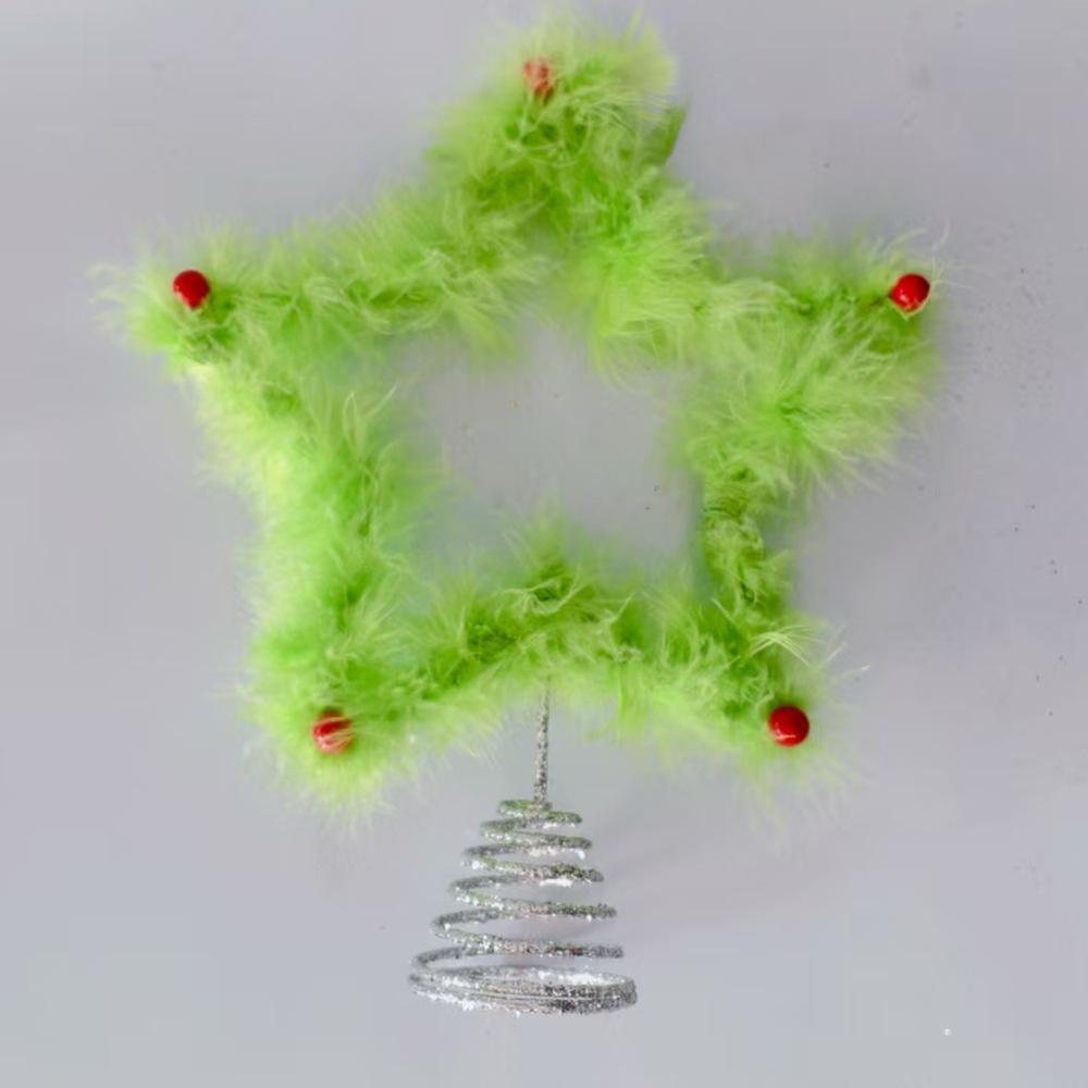 Christmas Tree Top Star Decoration Christmas Decorations Green Christmas Decorations Christmas Supplies