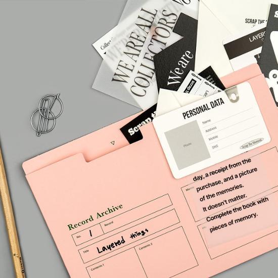 LucaLab Record Archive Paper Holder, a Popular Phrase In Korea