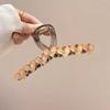 Temperament Love Grab Clip Female Advanced Sense Shark Clip Simple Everything Clip Hair Clip Back Hair Grab Ins