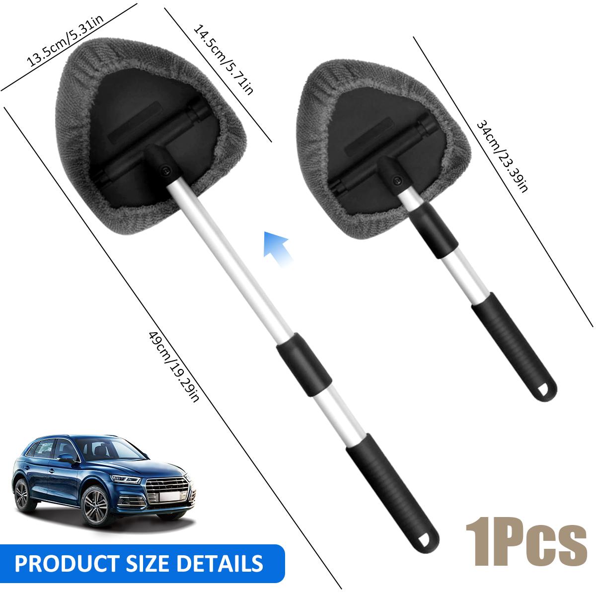 Car Windshield Water Scraping Telescopic Car Glass Car Window Wiper Auto Cleaning Tools Window Cleaning Brush Cleaning Cloth
