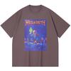 230 g/m² 100% Baumwolle Heavy Metal T-Shirt Rockband Beliebte Musik Druck Unisex Schweres Baumwoll-T-Shirt