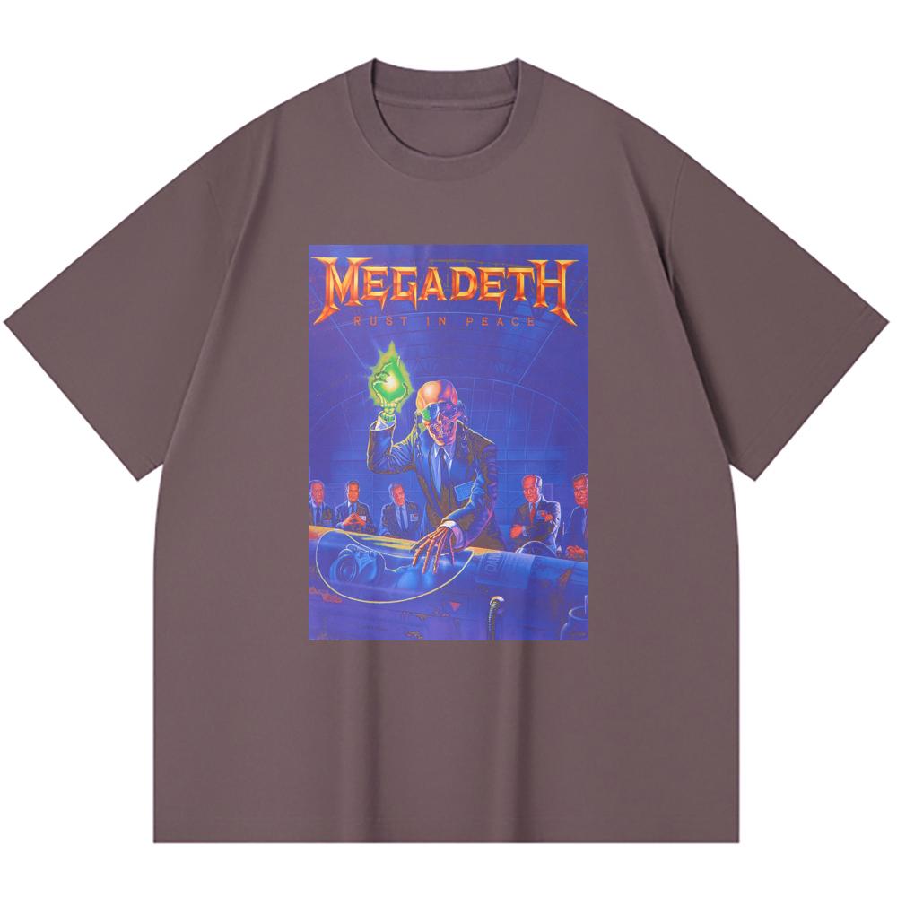 230 g/m² 100% Baumwolle Heavy Metal T-Shirt Rockband Beliebte Musik Druck Unisex Schweres Baumwoll-T-Shirt