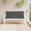 VidaXL Set of 2 Garden Bench Cushions, Bench Cover with Tie Strings, Waterproof Outdoor Cushion, 361697