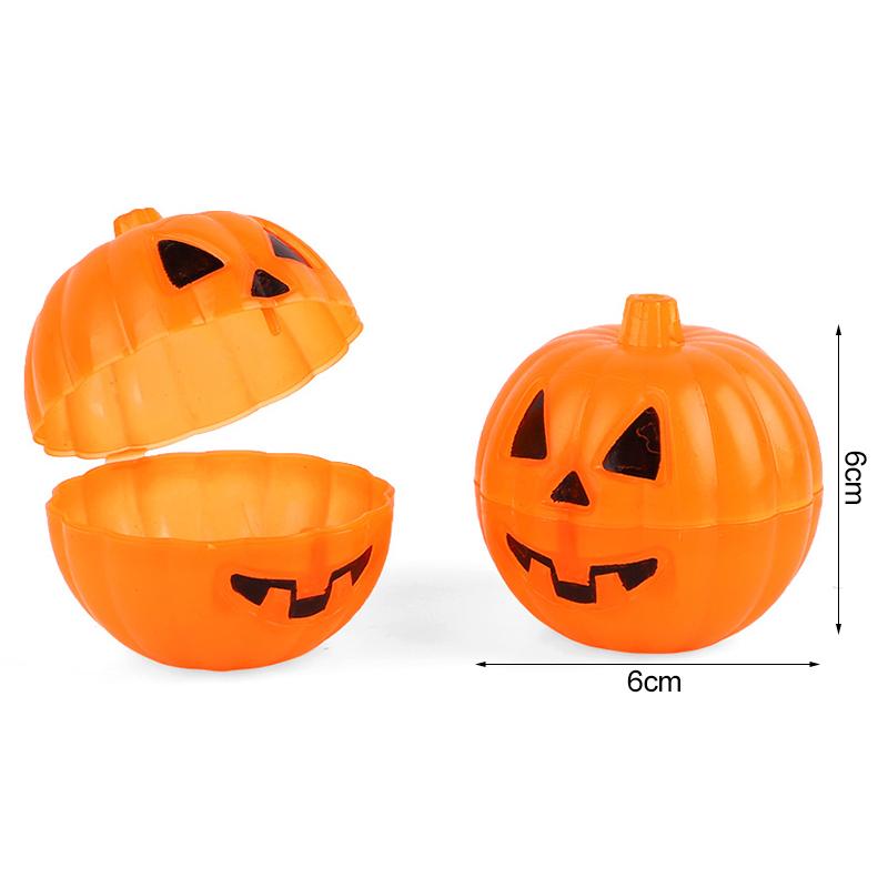 20/40Pcs Halloween Glow in The Dark Bouncy Balls with Pumpkin Gift Box Halloween Party Kids Trick or Treat Favors Goodie Fillers