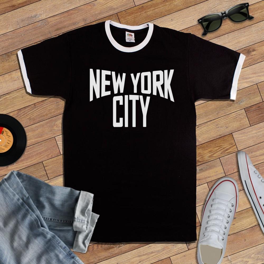 NEW YORK CITY T-SHIRT (Music Band 80s Lennon Beatles John Retro Cult as worn by) Unisex T-Shirt XXXXL