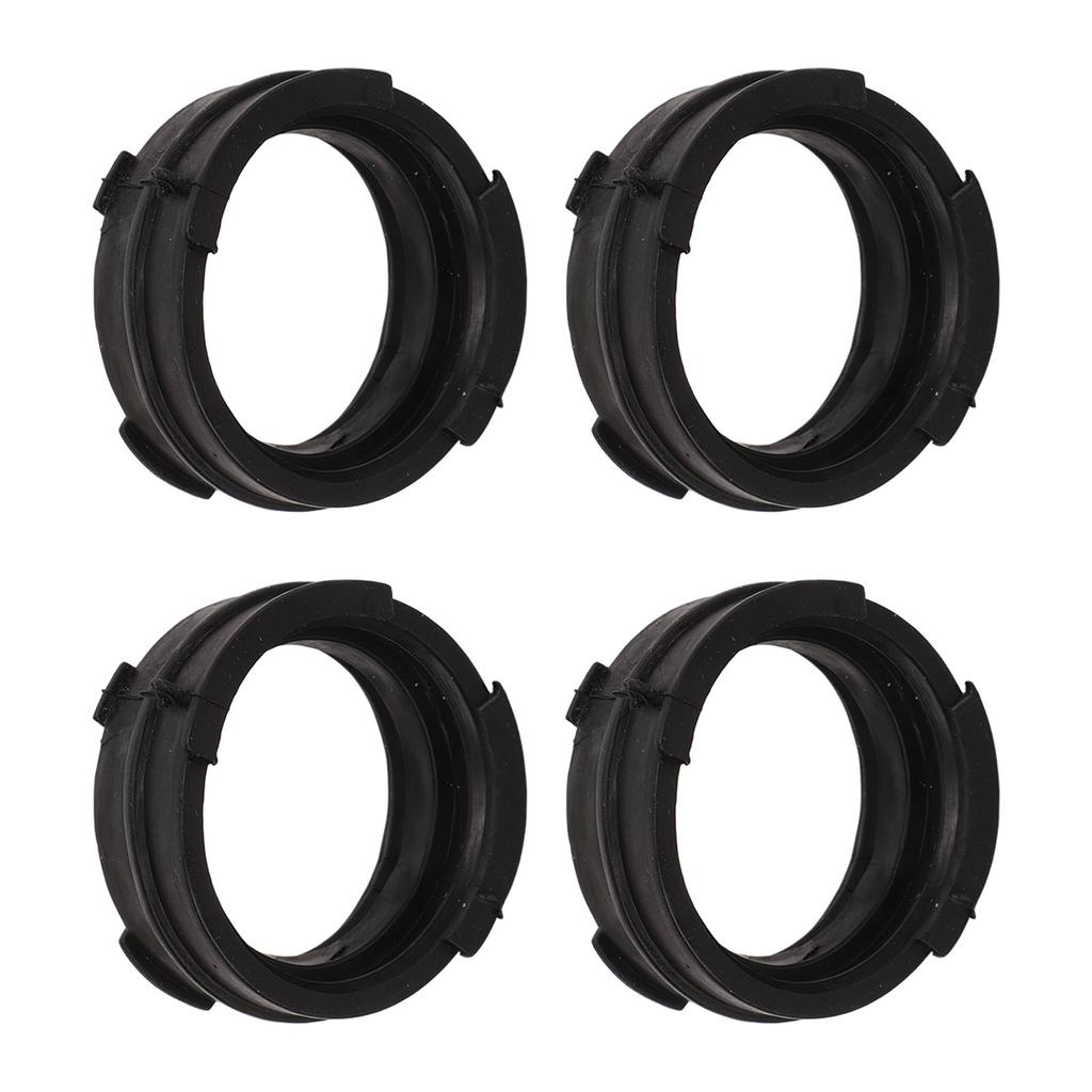4 Stück Vergaser Ansaugkrümmer Stutzen Verbindungen Schwarz Gummi Ersatz für Magna VTR250 VT250 MC20