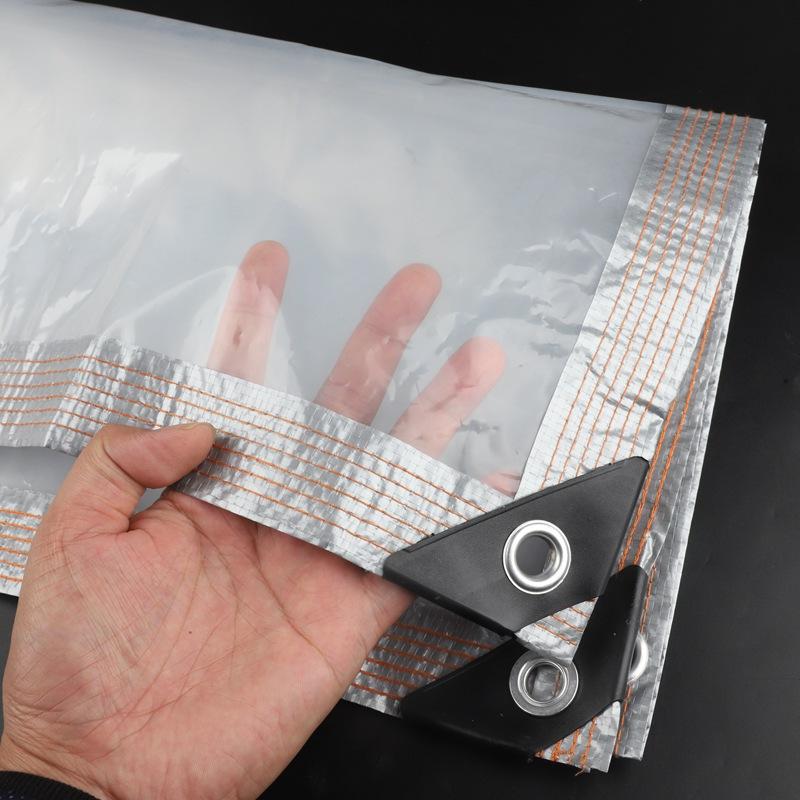Upgraded Transparent PE Film Home Furniture Dustproof Shelter Balcony Succulent Plants Rainproof Cloth Keep Warm Light Tarpaulin
