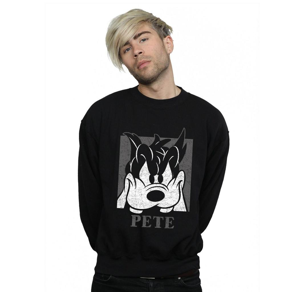 Disney Mens Pete Cropped Head Sweatshirt
