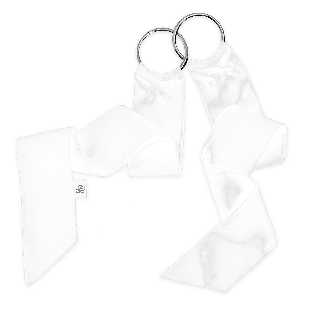 Silk Elegance: Premium Restraint Ribbons In Elegant White