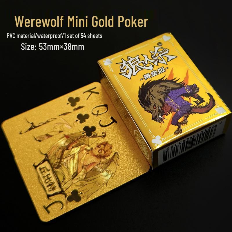 Mini Cute Duck Pocket Poker Cards for Kids - Werewolf Table Game