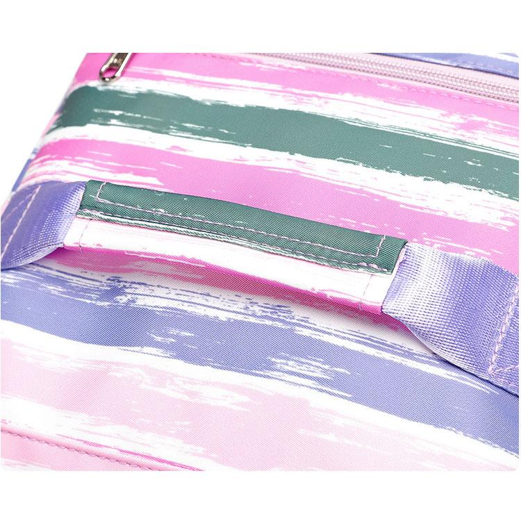 Modische, gestreifte, große Kapazität, Sport- und Outdoor-Schwimmtasche für Geschäftsreisen, eine Schulter-Crossbody-Hand-Reisetasche