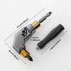 Drill Adapter, Power Tool Attachment for Hand , Chuck Converter, Curved Extension, Practical