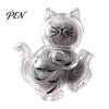 Cat Whisker Holder Whiskers Refrigerator Magnet, Transparent Furs Keepsake Vase Hair Storage Fridge Pet Memorial Decoration for Home, Kitchen
