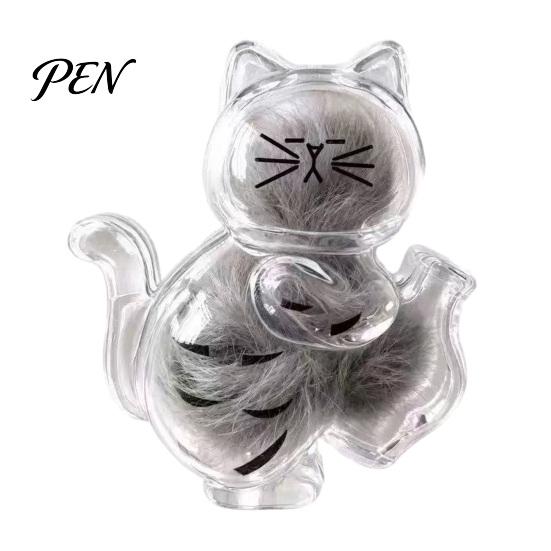 Cat Whisker Holder Whiskers Refrigerator Magnet, Transparent Furs Keepsake Vase Hair Storage Fridge Pet Memorial Decoration for Home, Kitchen