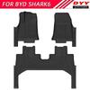 BYD Shark 2025 3D Allwetter TPE Fußmatten und Kofferraummatten