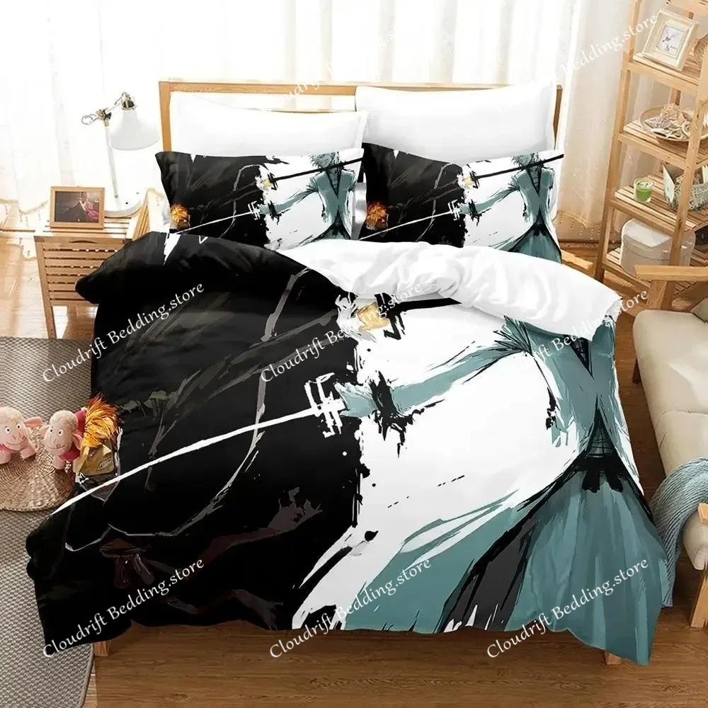 2025 Bleach Bedding Set Single Twin Full Queen King Size Bed Set Adult Kid Bedroom Duvet cover Sets 3D Print Anime Bed Sheet Set