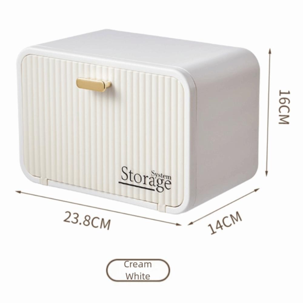 Lidded Paper Towel Box Wall-Mounted Paper Towel Bracket Toilet Paper Storage Tool Bathroom