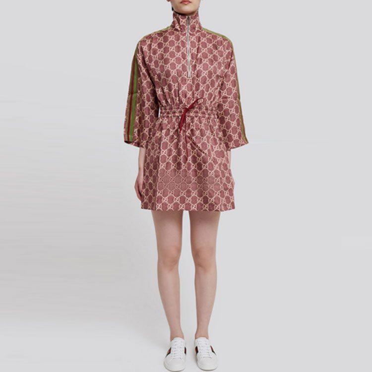 Gucci FW21 Long Sleeved Dress Women's Pink 628781-XJCL5-5281