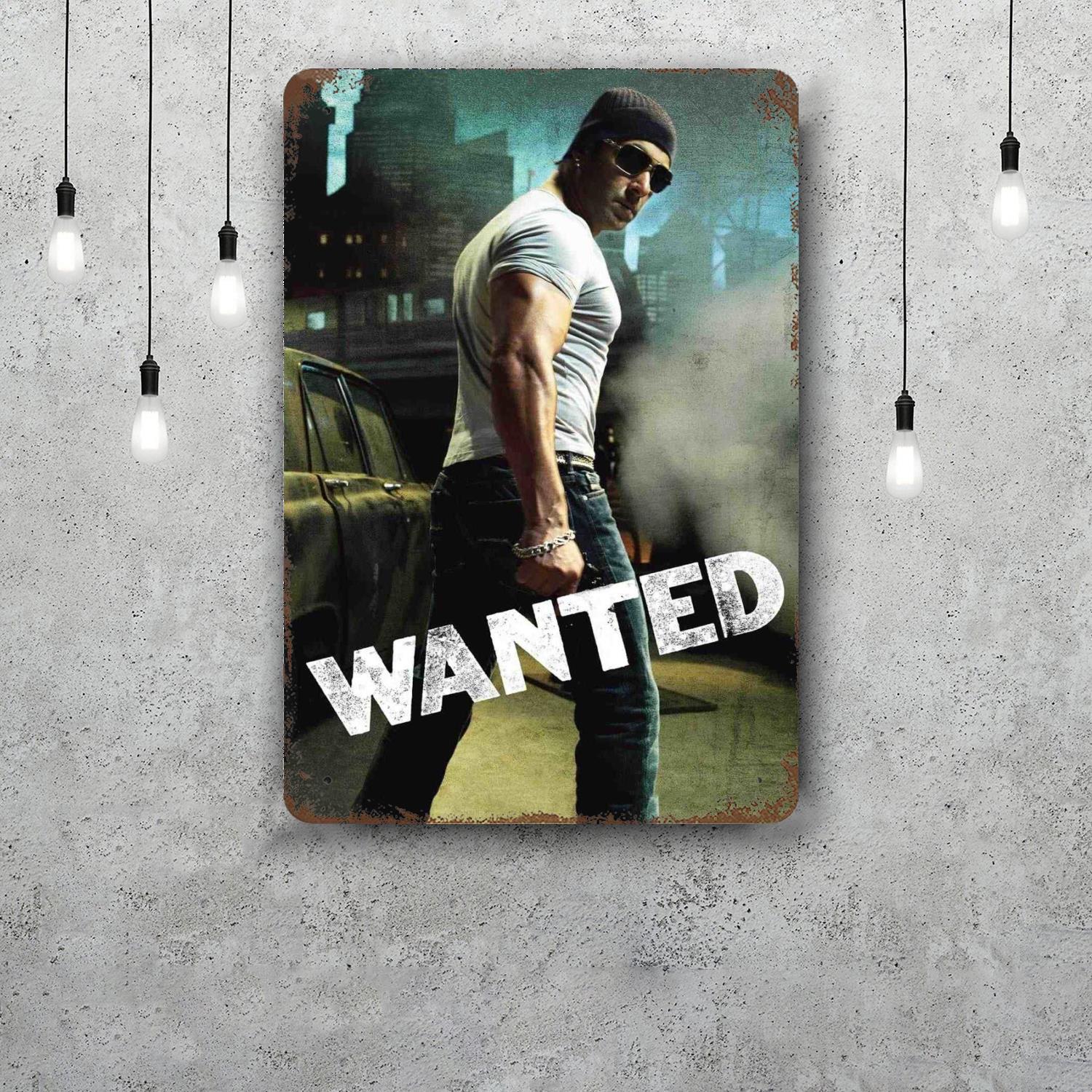 

salman khan actor Vintage Metal Tin Signs Posters Decor Retro Metal Plaque Wall Art Decor for Garage Bar 20x30cm（7.8x11.8inch）