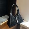 Niche Portable Small Bag Women's New Fashion Retro Leopard Print Shoulder Bag Casual Commuter Messenger Bag
