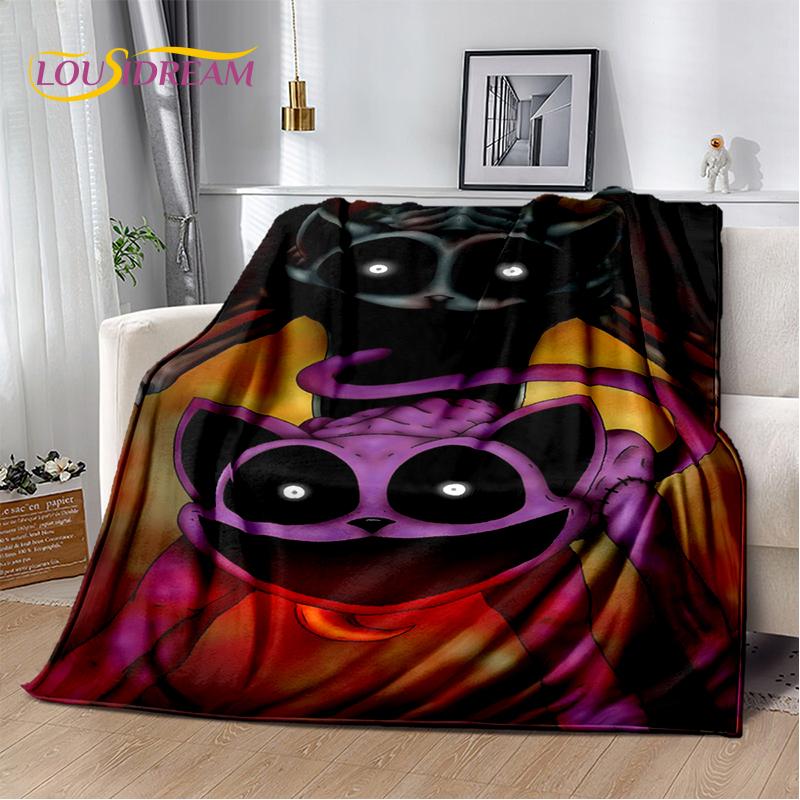 Cute S-Smiling C-Critters Catnap Craftycorn Cartoon Soft Blankets,Throw Blanket Comfortable Blanket for Beds Sofa Home Kids Gift