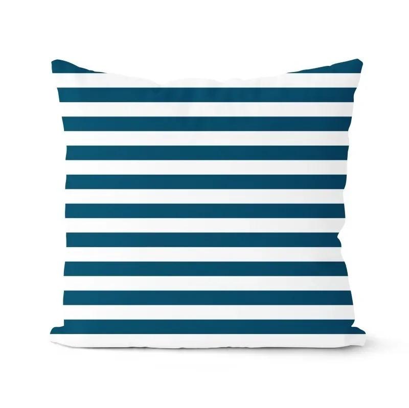 Home Decor Nautical Pattern Anchor, Crab, Shell Pillow Cover Pattern Cushion Covers For Sofa Bedroom Car Pillow Covers
