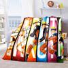 Japanese Anime Cartoon NARUTO Famous Uzumaki Naruto Blanket Soft Home Furnishing Nap Decoration Four Seasons Warm Sherpa Blanket B10