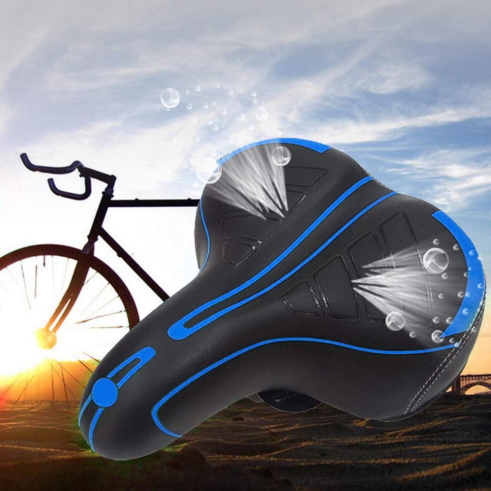 Wide Soft Bike Seat Cushion Shockproof Design Big Bum Bike Saddle for MTB Mountain Bike Folding Bike Road Bike Spinning