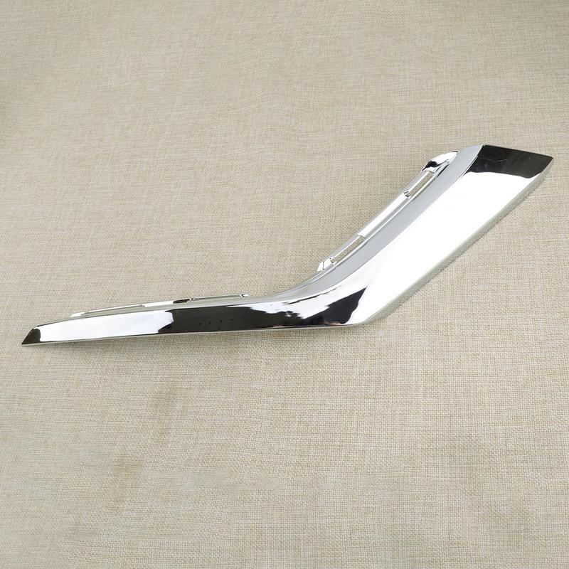 6407A142 6407A146 6407A144 Front Right Chrome Bumper Cover Molding Trim Kit Fit for Mitsubishi Outlander 2018 2017 2016