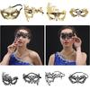 Exquisite Metallic Mask For Dance Parties And Festive Role-playing Halloween Eyemask