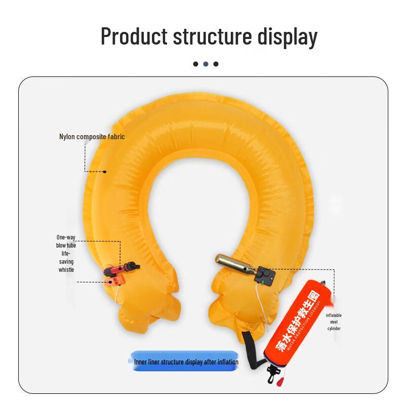 Jundingying Auto/Manual Inflatable Emergency Lifebelt