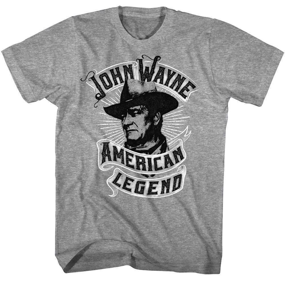 John Wayne American Legend Banner Men T Shirt XXXL