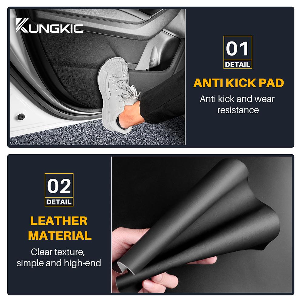 Anti-kick Pad Sticker For Subaru WRX 2025 2025 2025 Suede Leather Carbon Edge Pad Interior Accessories Car Door Protection