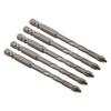 High Speed Eccentric Drill Bit Set for Glass Tiles 5pcs Tungsten Steel Alloy