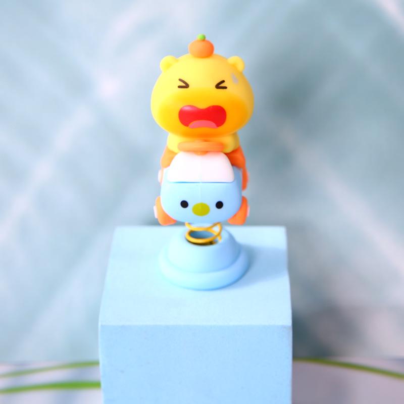 Adorable Cartoon Butter Bear Keychain Pendant: Cute Bag Charm & Couple Gift