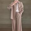 New ArrivalS Open Run Women S Autumn Pocket Hip Cover overSized Shirt Wide pantS