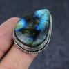 Labradorite Gemstone 925 Sterling Silver Jewelry Ring Size 6.5