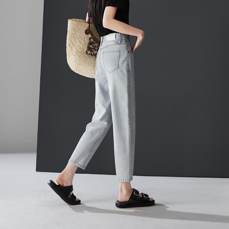 SOFSIL Women's High-Waist Slim Cropped Jeans