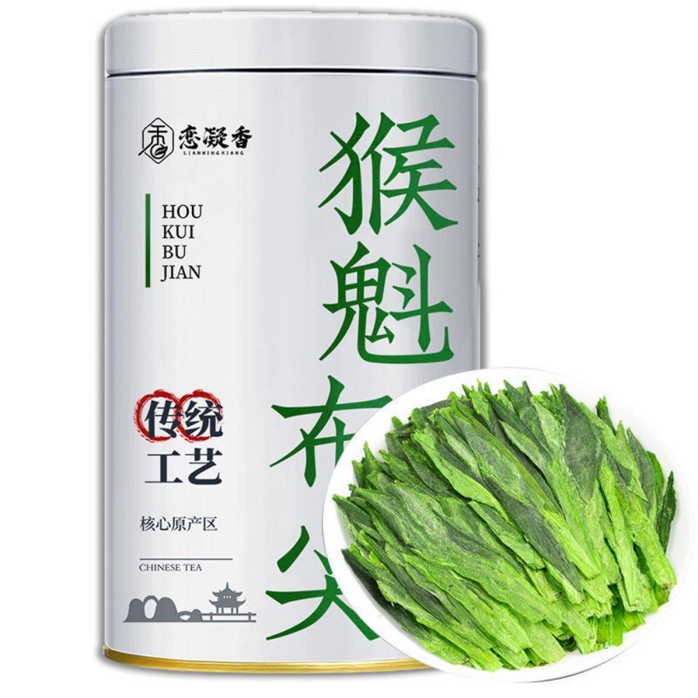 

Houkui Bujian 2024 Весенний чай Ароматный зеленый чай 1 can