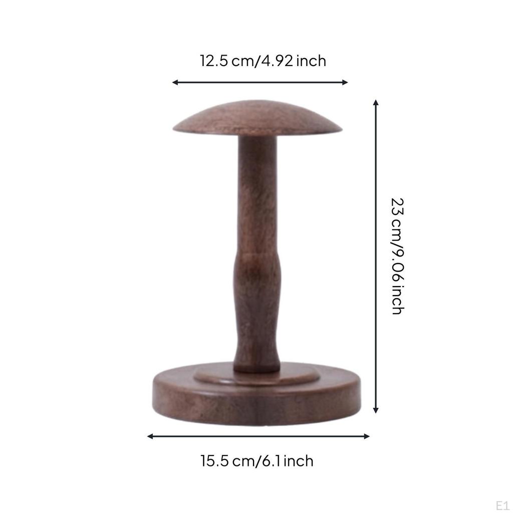 Hat Display Stand Tabletop with HeadShaped Top Freestanding Holder for Retailers,