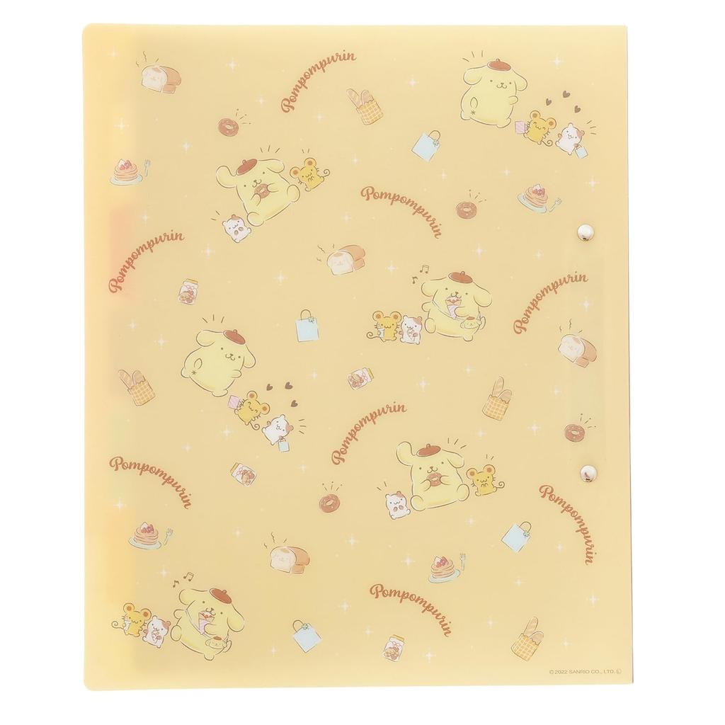 File Sanrio Characters Pompompurin A4 M-Plan 2-Hole 001640-52