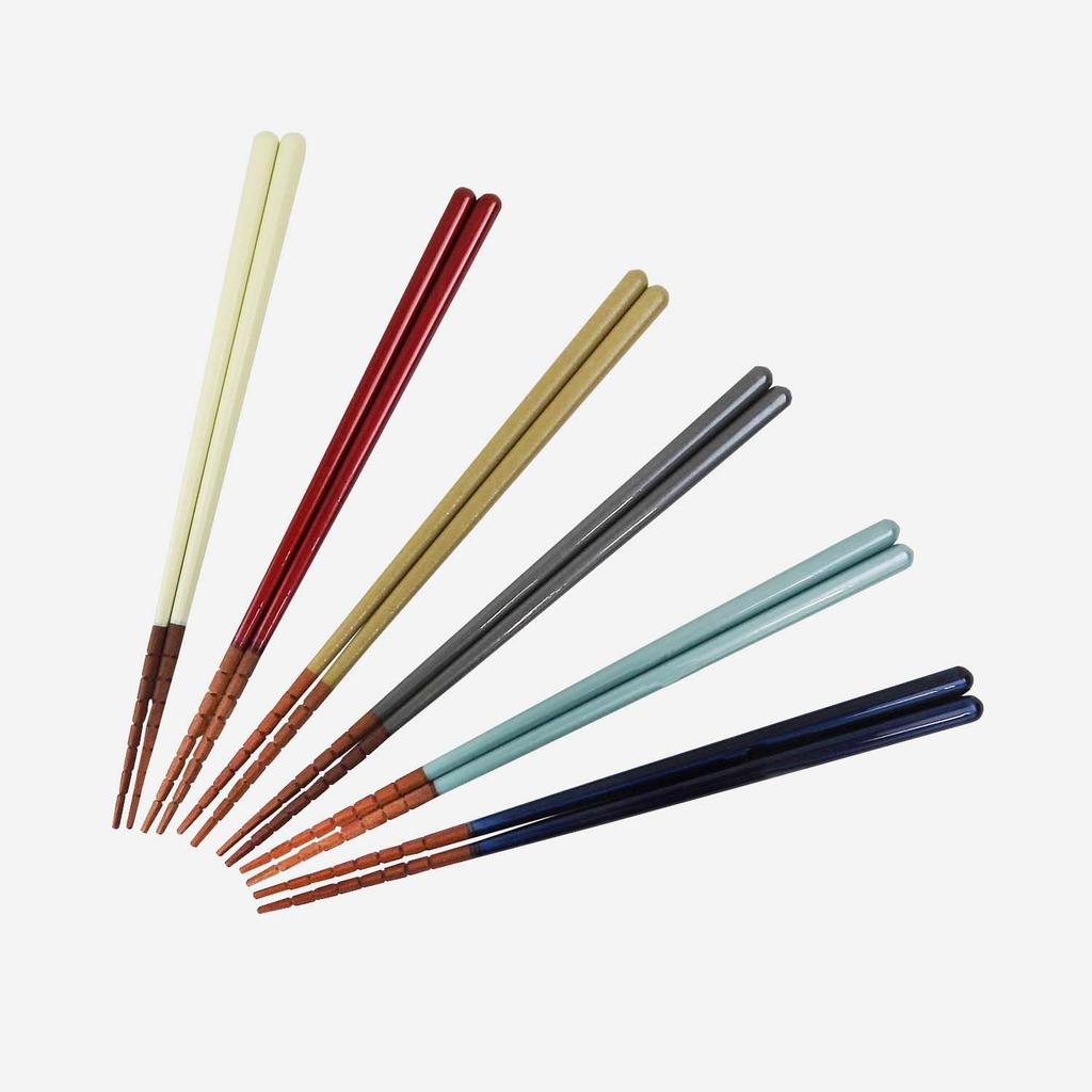 Ishida Ultimate Chopsticks 23cm Red Dishwasher Natural Made in Inbound Non-Slip [13543] Safe, Wood, Japan,