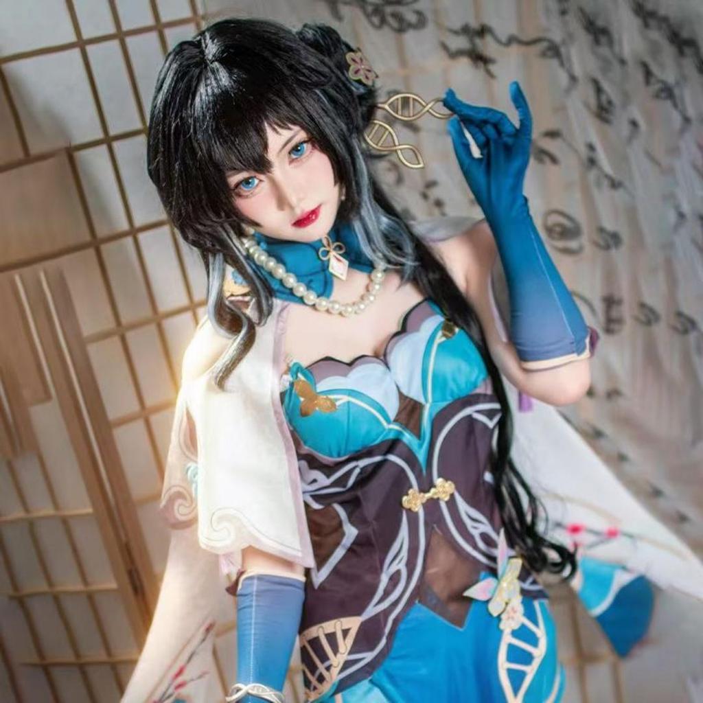 Rruan Mei Cosplay Costume Honkai Star Rail Carnival Uniform Anime Halloween Costumes Game