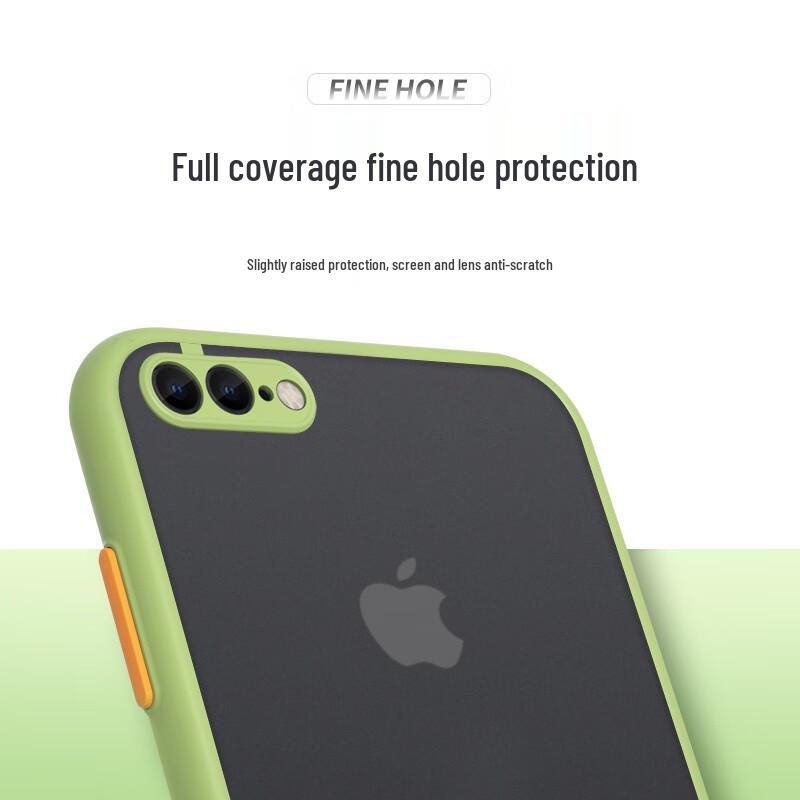 Elegant Black Frosted Silicone iPhone Case