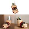 Cartoon Crayon Shinchan Resin Desk Organizer With Multifunctional Storage For Students And Office Use