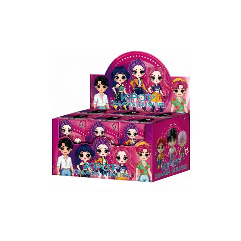 Anime Kpop Devil Hunter Blind Box  Blind Bag Small statue Peripheral model DesktopQ version Blind box decoration gift