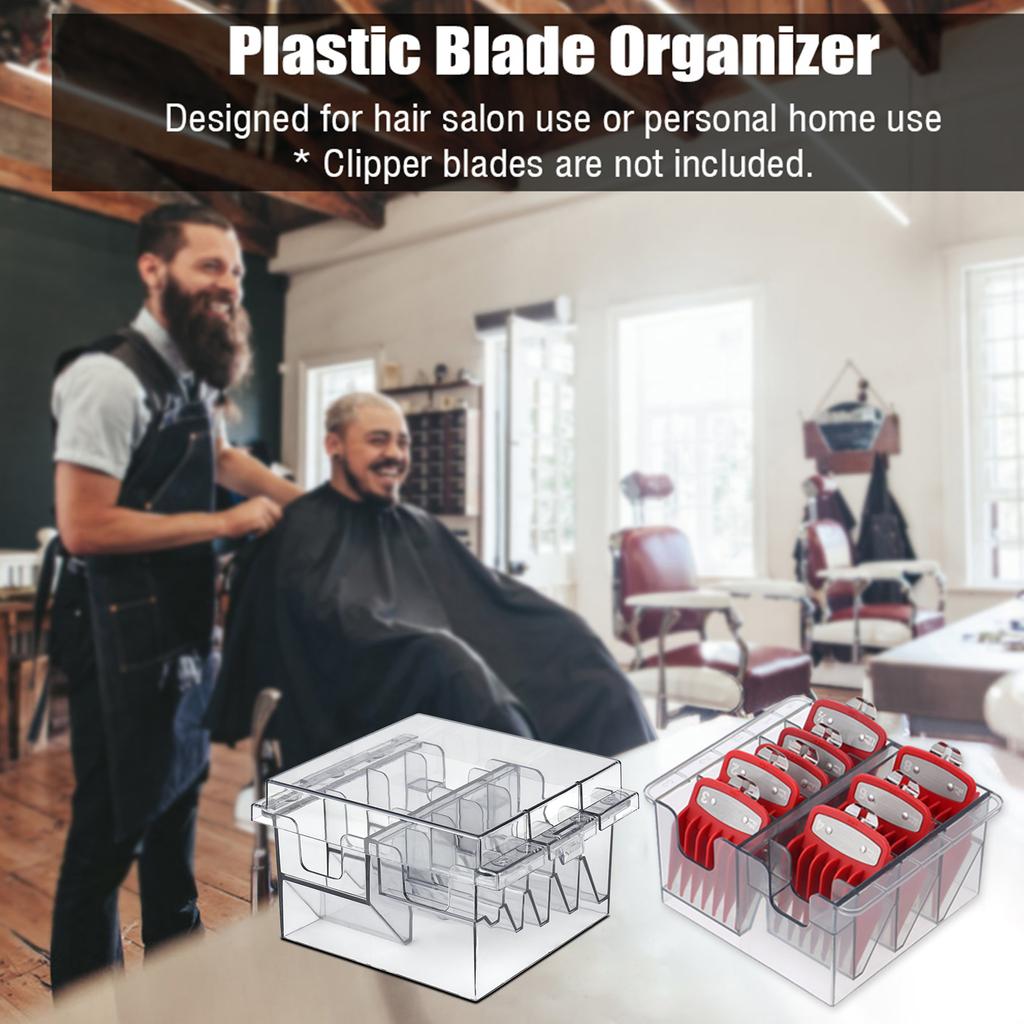 Plastic Clipper Comb Holder Storage Case Rack Salon Tool for Hair Stylists