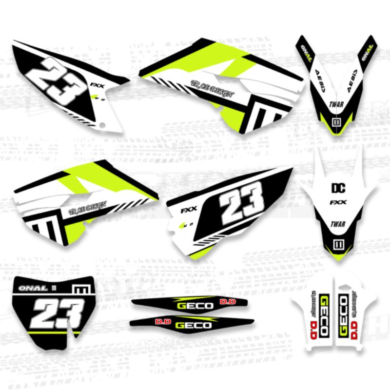MCHMFG Motorcycle  Graphic Decal Sticker Kits for Husqvarna TE FE 125 250 350 450 TE250 2014 2015 2016 TC FC 2014 2015 2014 TC